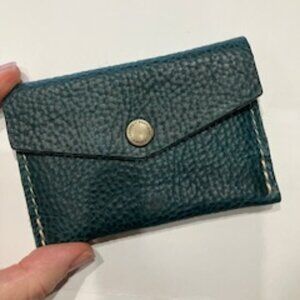 RARE!!  Portland Leather Goods, LAGOON Mini Envelope Wallet, NEW!!!